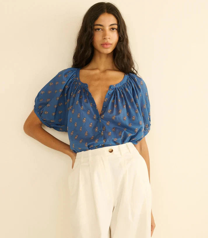 June Top Eartha Paisley Tops - Blouses Doen 