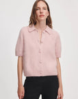 Jada Brushed Cashmere Cardigan Pink Sweater - Cardigans rag & bone 