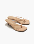 Square Toe Julia Suede Sunkissed Sandals - Heeled Sandals Tkees 