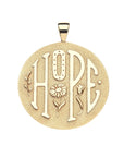 Jumbo Hope Pendant 16-18" Classic Rolo Chain Necklaces Jane Win 