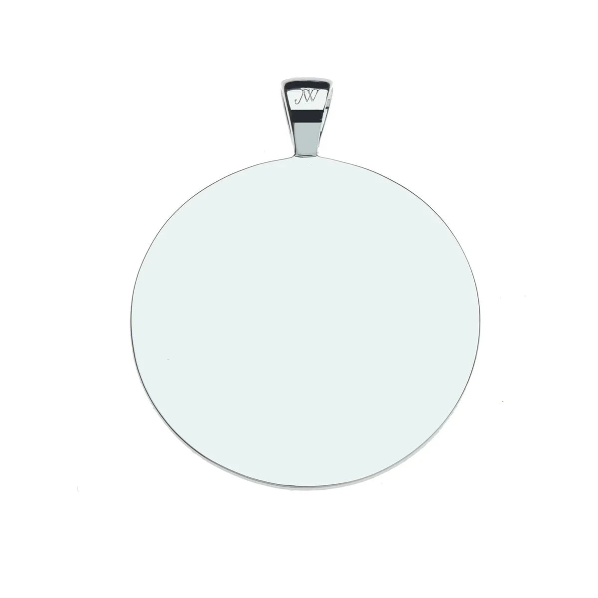 Jumbo Love Pendant in Silver 16-18" Classic Rolo Necklaces Jane Win 