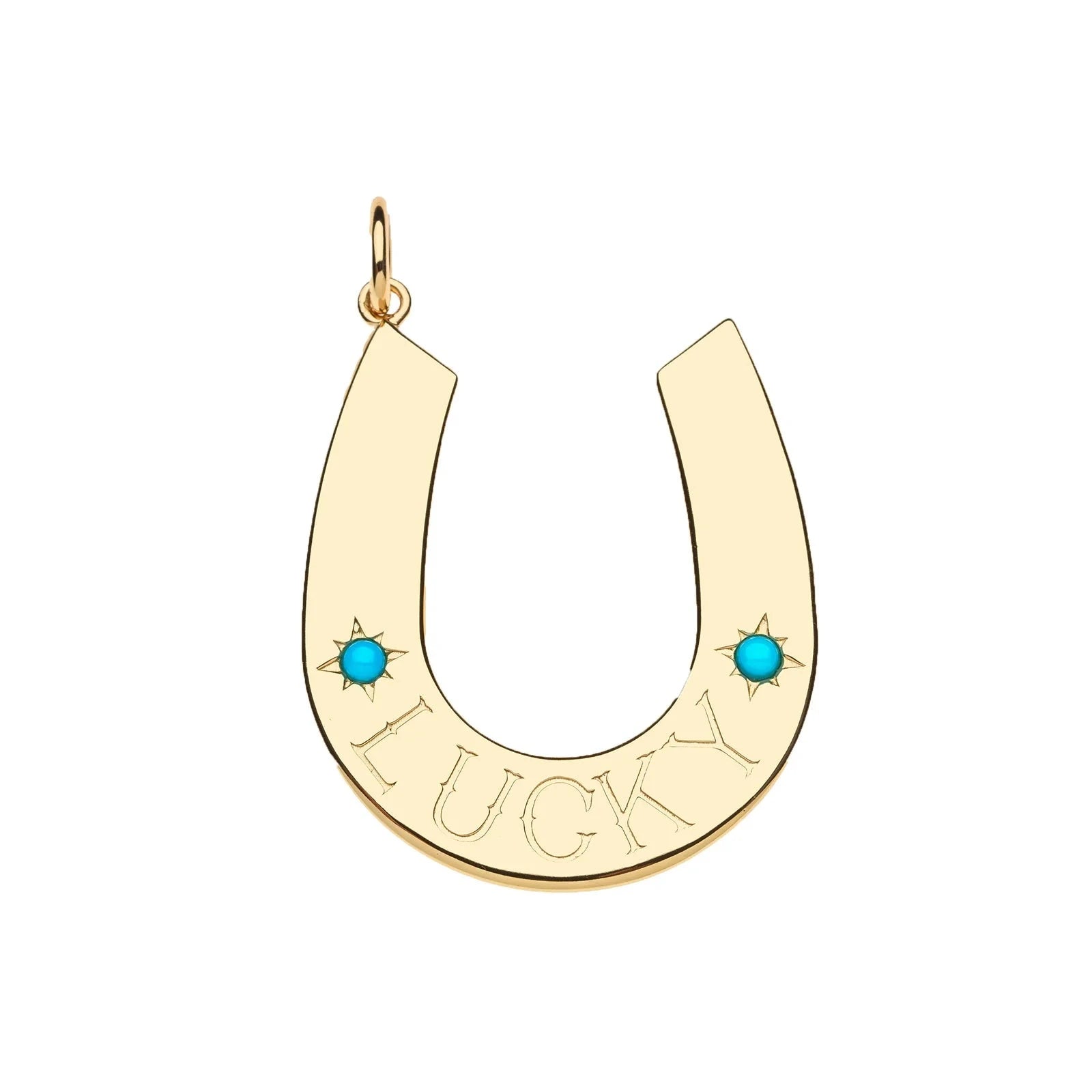 JW x LA VIE Lucky Jumbo Horseshoe Pendant Necklaces Jane Win 