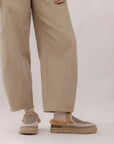 Jun 4.2 Slippers Moss Suede Baby Pink Flats - Mule laidbacklondon 