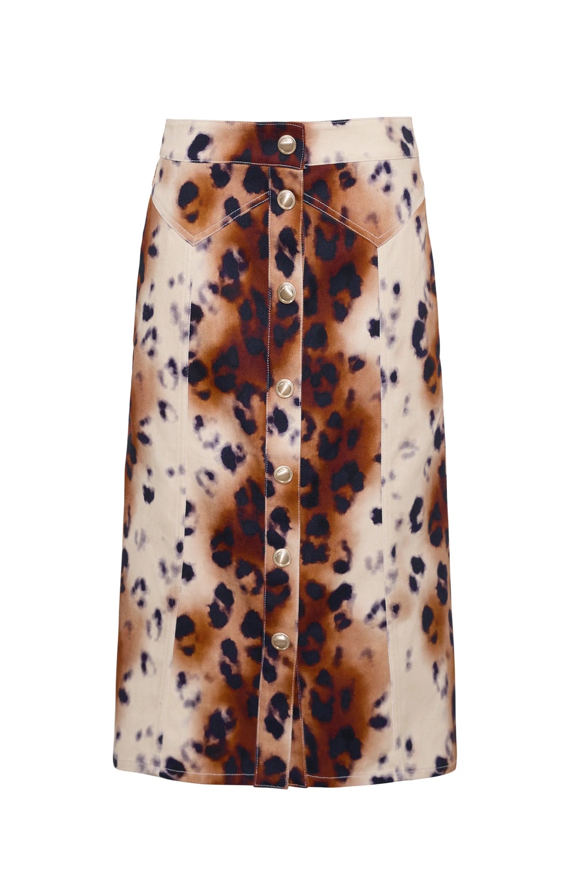 Juniper Midi Skirt Painted Cub Ivory Skirts - Midi Cara Cara 