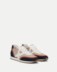 Penrose Whipstitch Sneaker Sand/ Navy