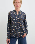 Kate Shirt Horses Tops - Button Down Rails 