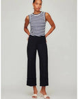 Regina Cuff Cropped Pants Midnight Blue Pants - Trousers Fifteen Twenty 