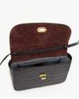 Kathryn Congo Croco Black Crossbody Clare V. 