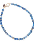 Gumdrop Beaded Necklace Kyanite