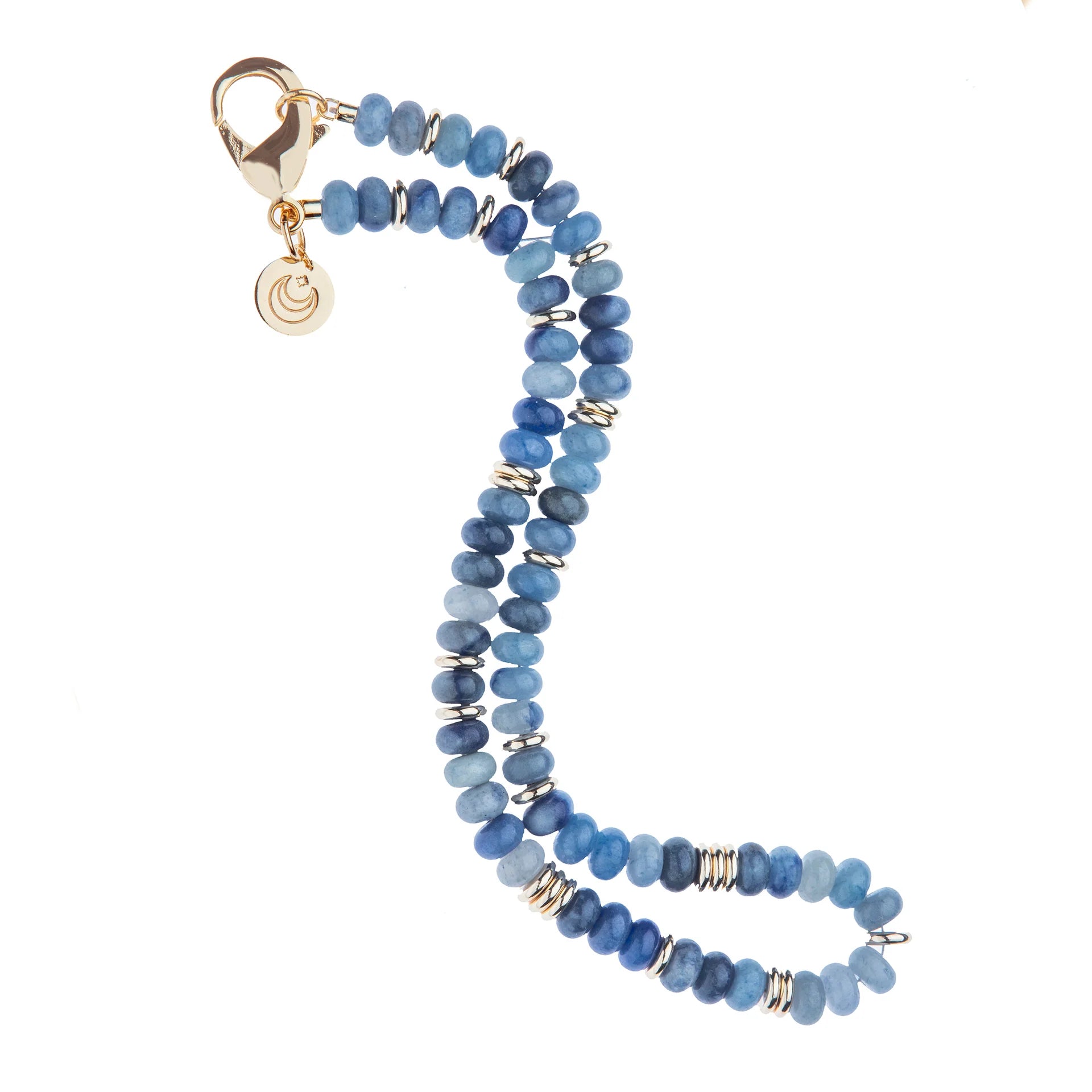 Gumdrop Beaded Necklace Kyanite