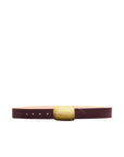 Montell Suede Belt Burgundy Suede