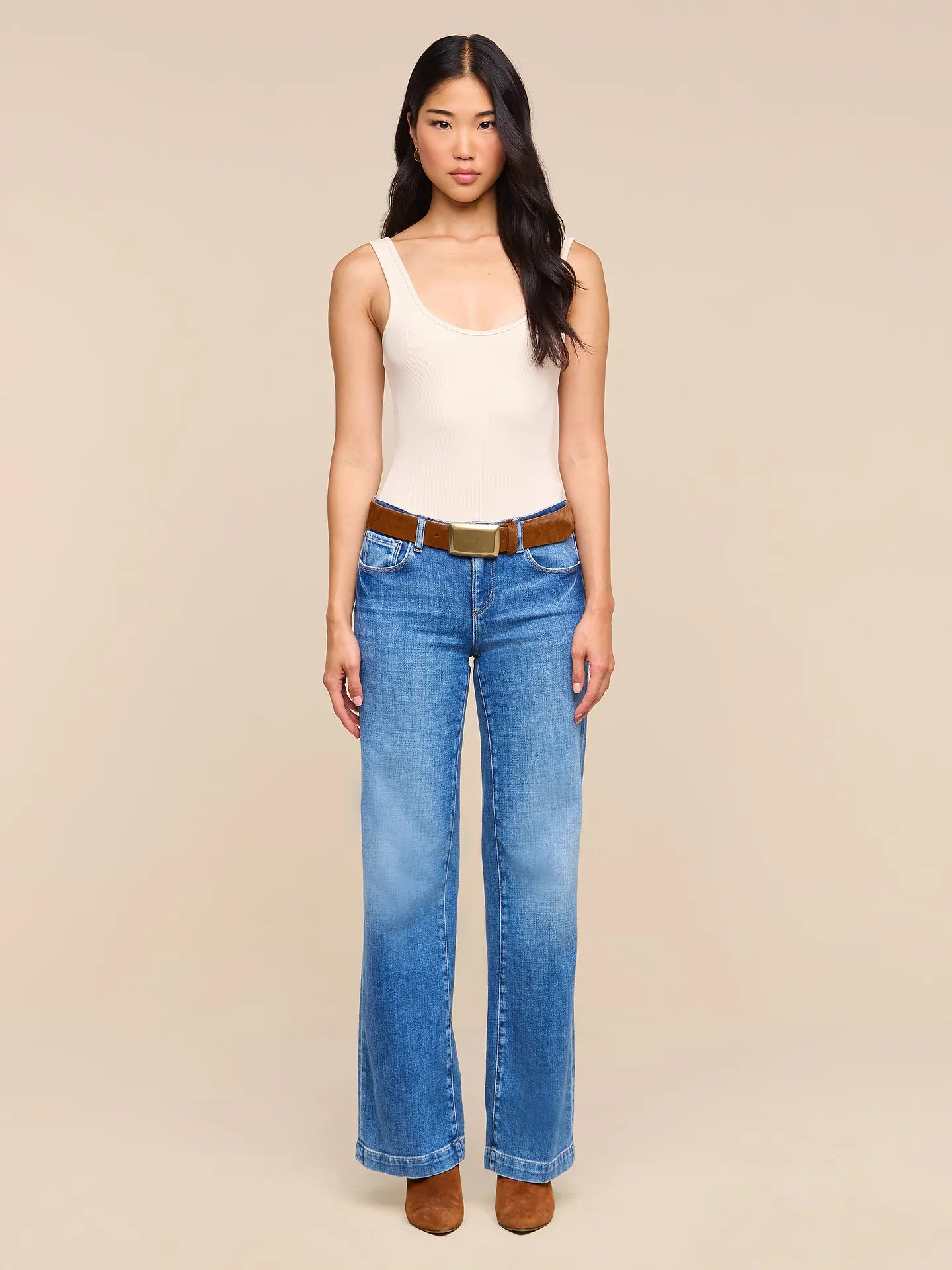 Sierra Belt Cognac Calfhair
