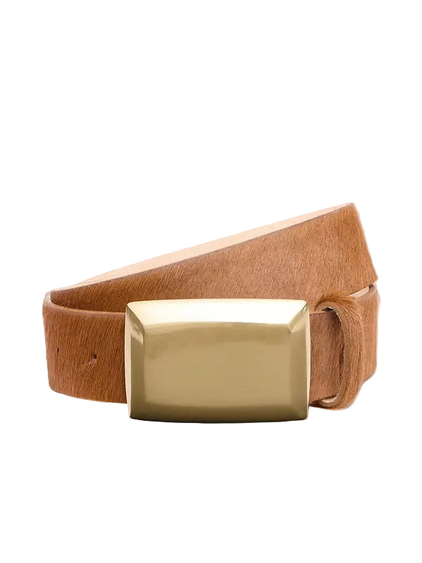 Sierra Belt Cognac Calfhair