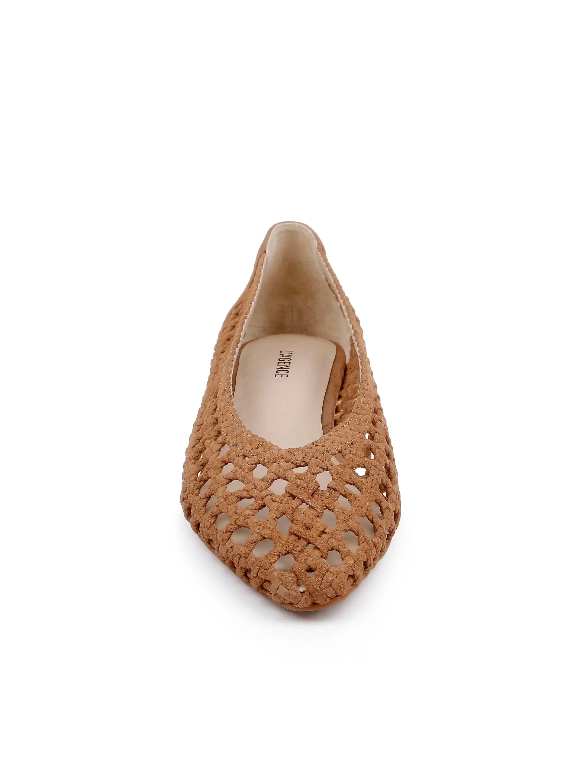 Alsace Ballet Flat Sand Suede Flats - Ballet L'Agence Shoes 