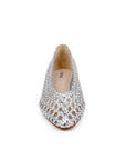 Alsace Ballet Flat Silver Leather Flats - Ballet L'Agence Shoes 