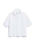 Patty Popover Short Sleeve Henley White Tops - Tees Frank & Eileen 