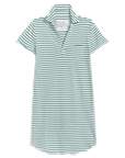 Lauren Polo Dress Green/White Stripe Dresses - Short Frank & Eileen 
