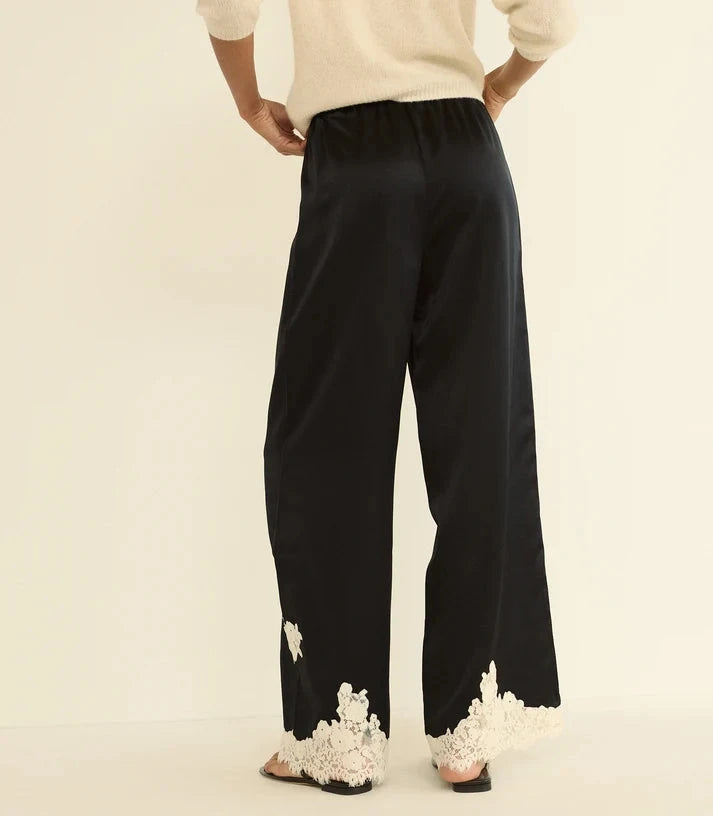Lavon Pant Black with Candlelight Lace Pants - Trousers Doen 