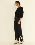 Lavon Pant Black with Candlelight Lace Pants - Trousers Doen 