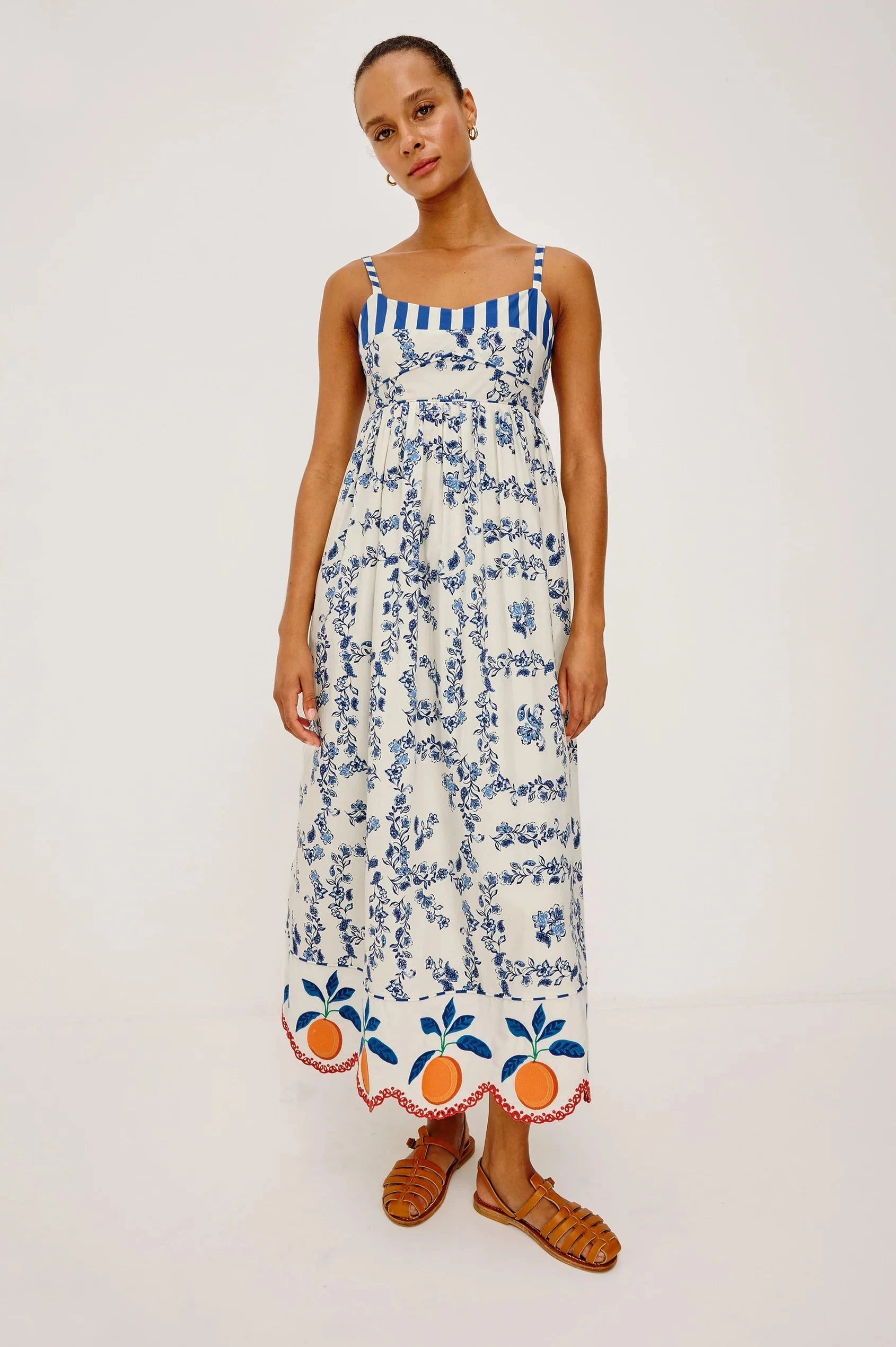 Lexie Dress Ceramic Floral Dresses - Midi Rails 