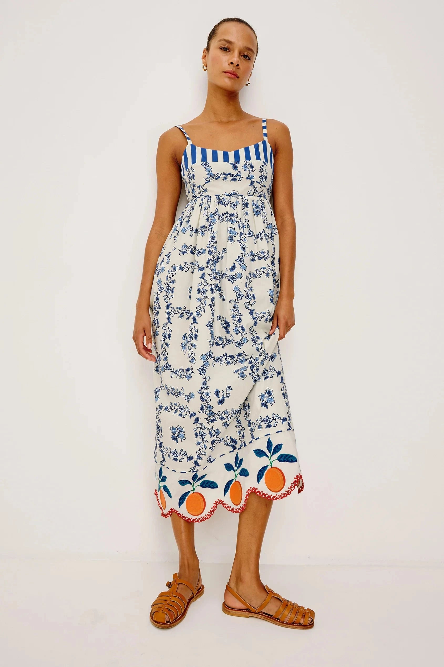 Lexie Dress Ceramic Floral Dresses - Midi Rails 