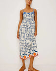 Lexie Dress Ceramic Floral Dresses - Midi Rails 