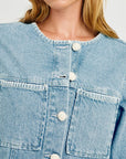 Lido Jacket Harbor Blanket Stitch Jackets - Denim Rails 