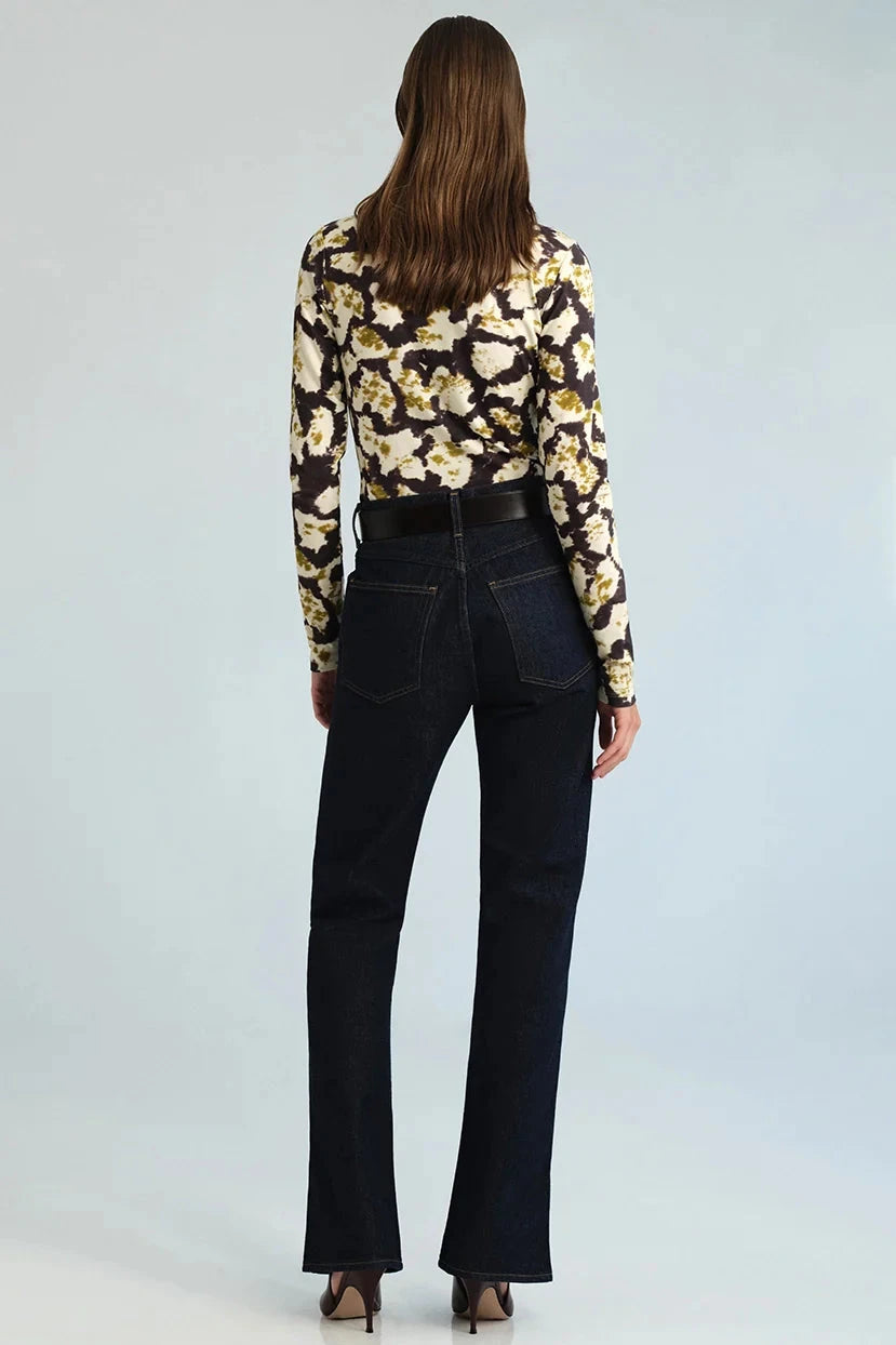 Piper Top Spotted Black Tops - Turtleneck Cara Cara 