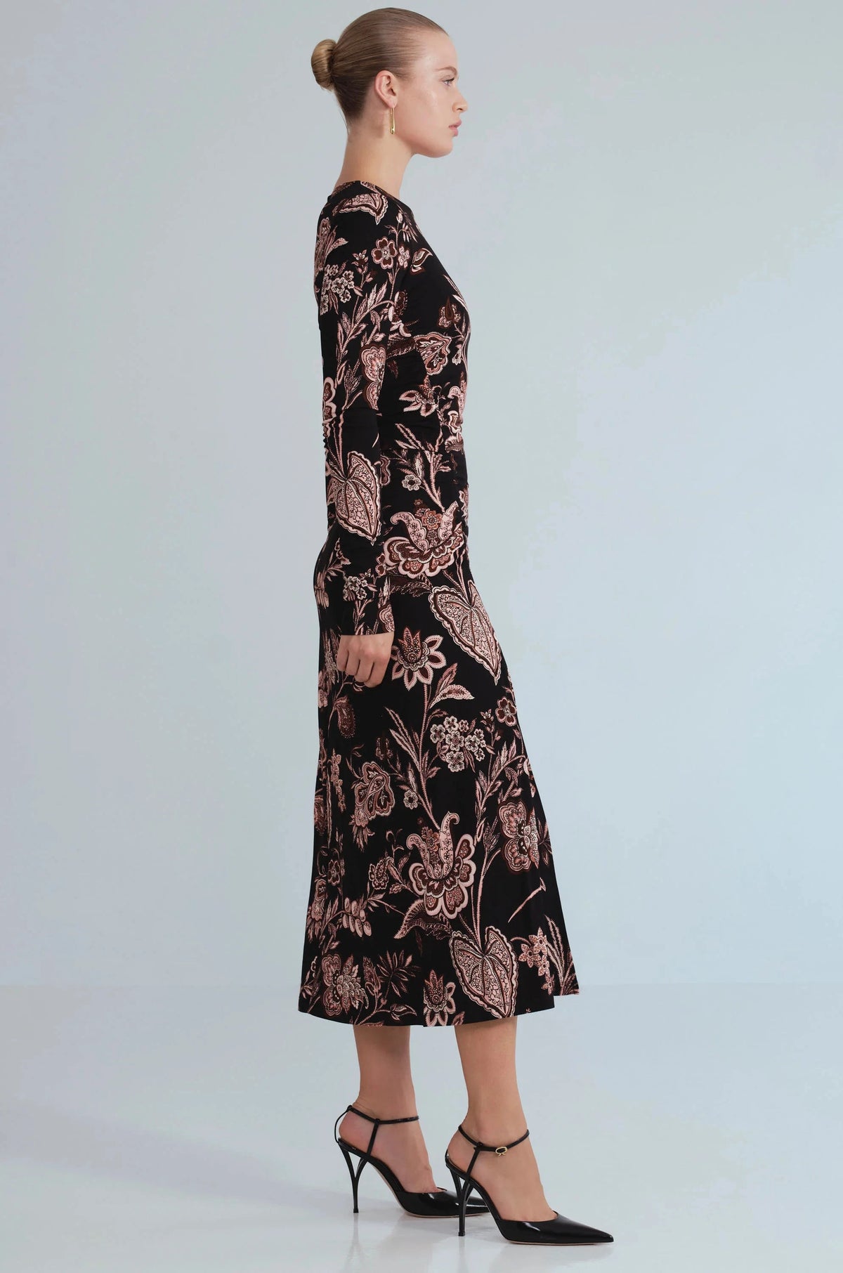 Piermond Dress Linden Bloom Black Dresses - Midi Cara Cara 