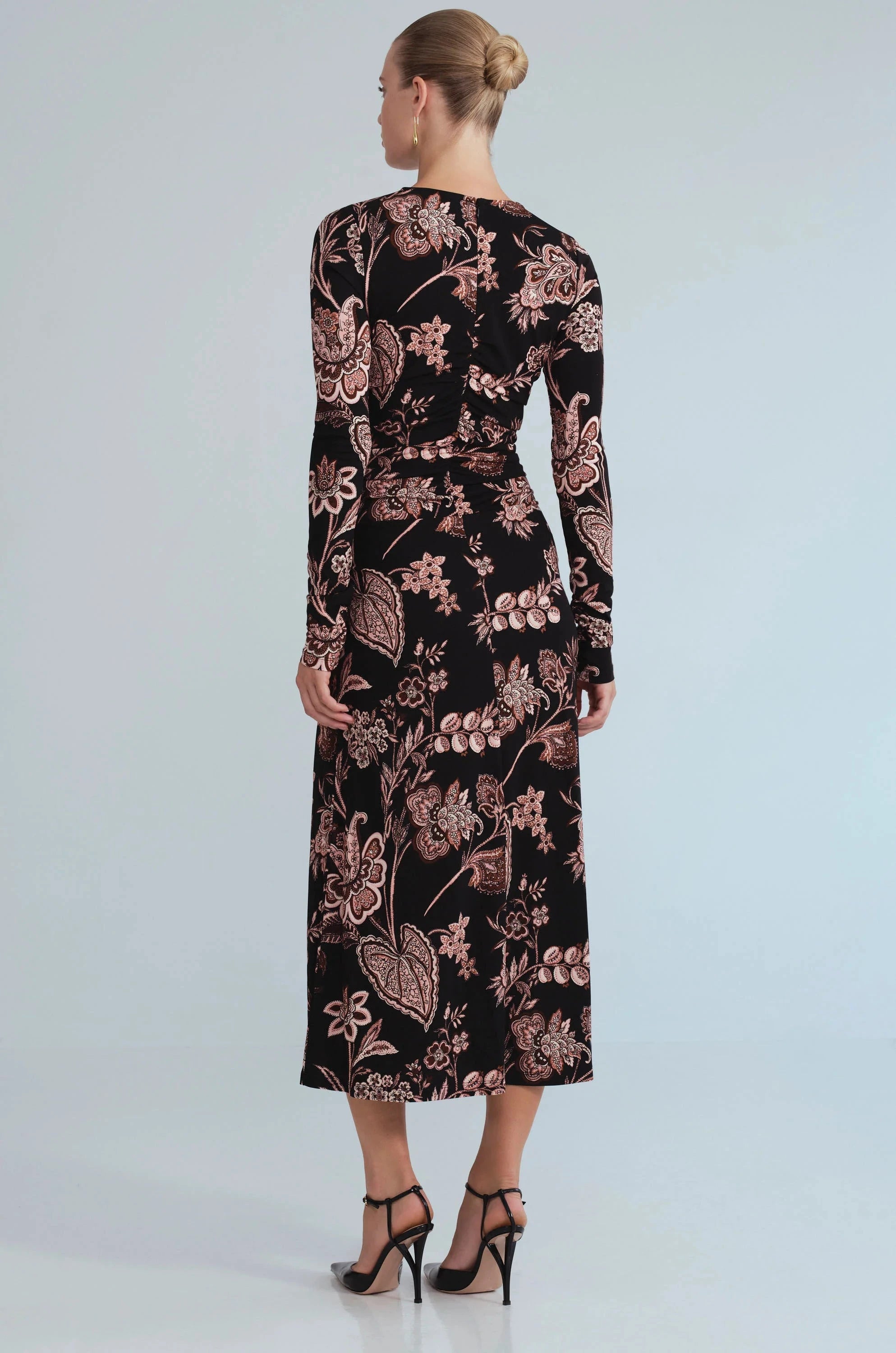 Piermond Dress Linden Bloom Black Dresses - Midi Cara Cara 