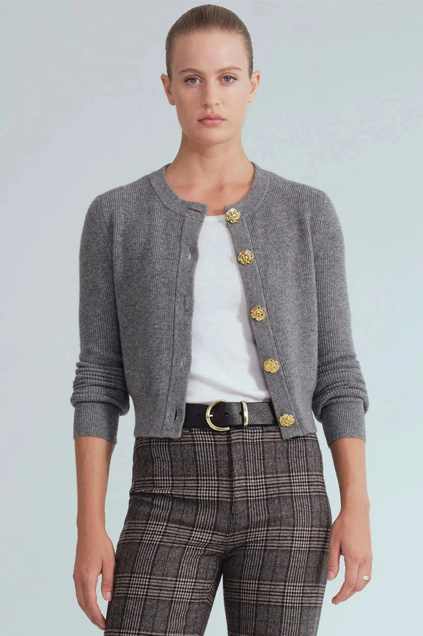 Ellery Cardigan Grey Heather Sweater - Cardigans Cara Cara 