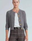 Ellery Cardigan Grey Heather Sweater - Cardigans Cara Cara 