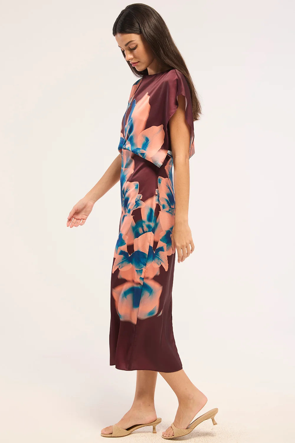 Lenny Dress Cerulean Orchid