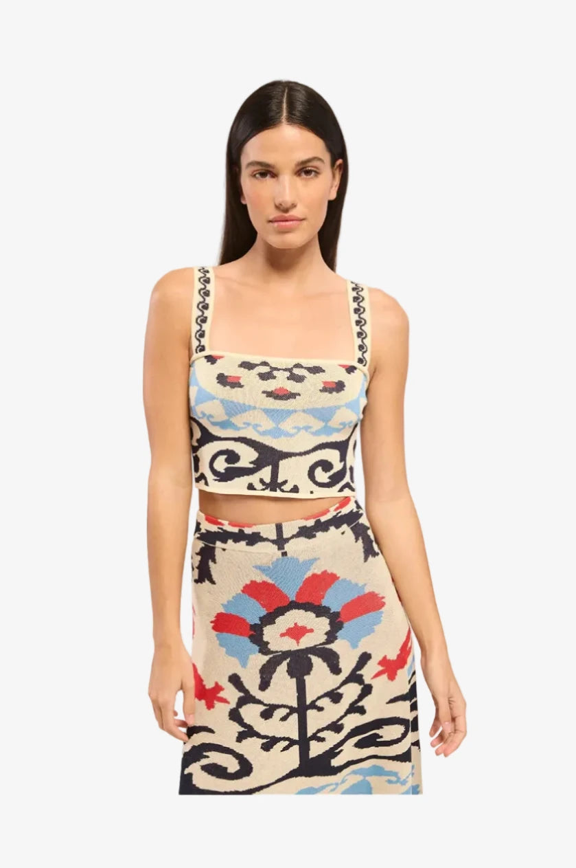Cora Top Summer Tapestry Tops - Tanks Misa 