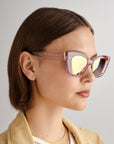 Tranquil Turmoil Rose Quartz M Sunglasses Le Specs 