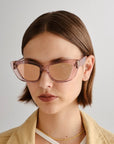 Tranquil Turmoil Rose Quartz M Sunglasses Le Specs 