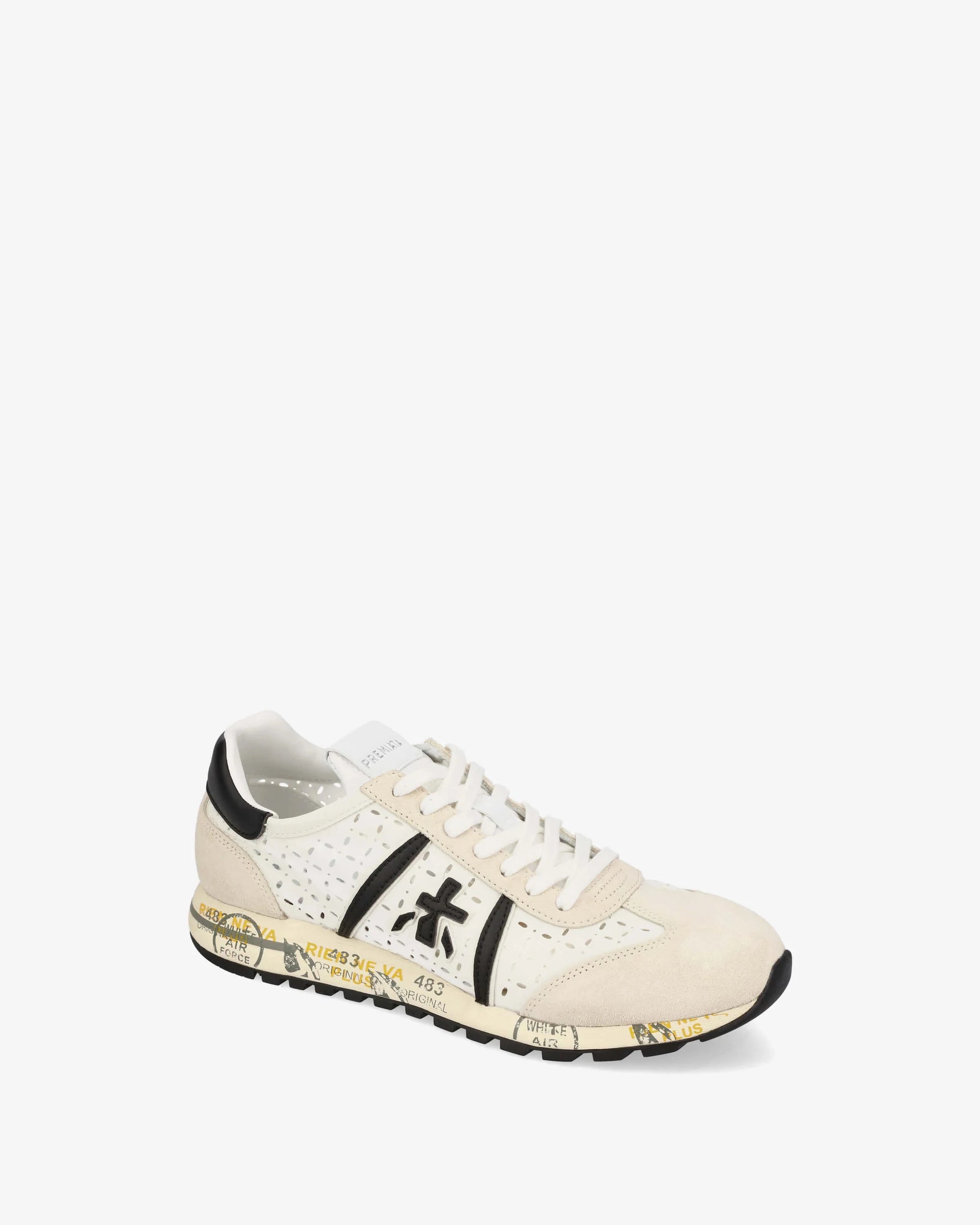Lucy D 7413 White/ Black Sneakers Premiata 