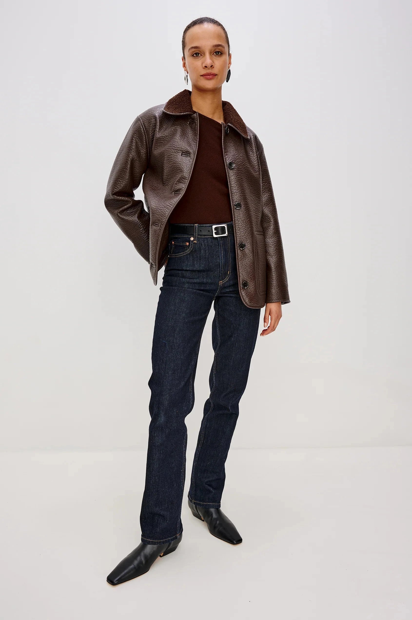 Luis Jacket Walnut Outerwear - Longsleeve Rails 