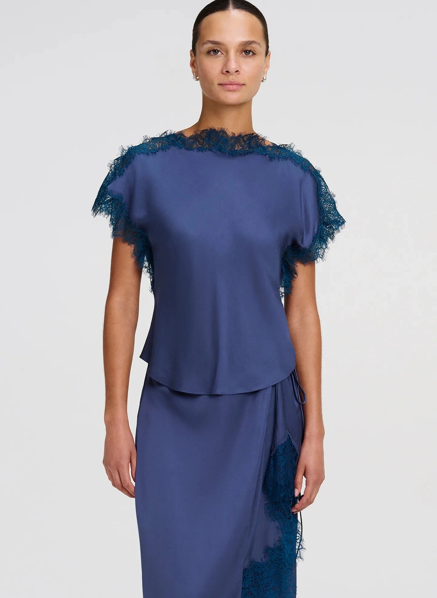 Luna Top Ash Blue Tops - Blouses A.L.C 