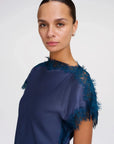 Luna Top Ash Blue Tops - Blouses A.L.C 