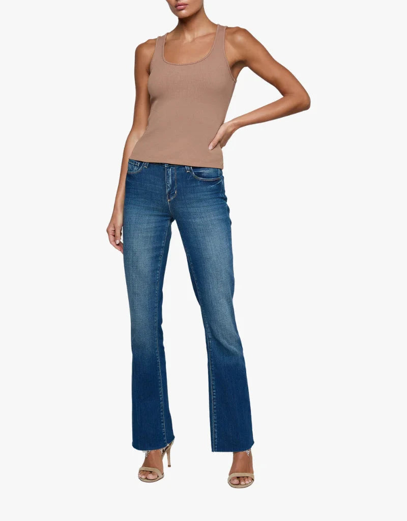 Adira Scoop Tank Hazelnut Tops - Tanks L'Agence 