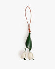 La Fleur Fob Evergreen Cream Bag Charms Clare V. 