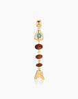 La Pez Fish Bail Charm Coconut Necklace Charm Thatch 