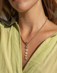 La Pez Mother of Pearl Charm Necklaces Thatch 