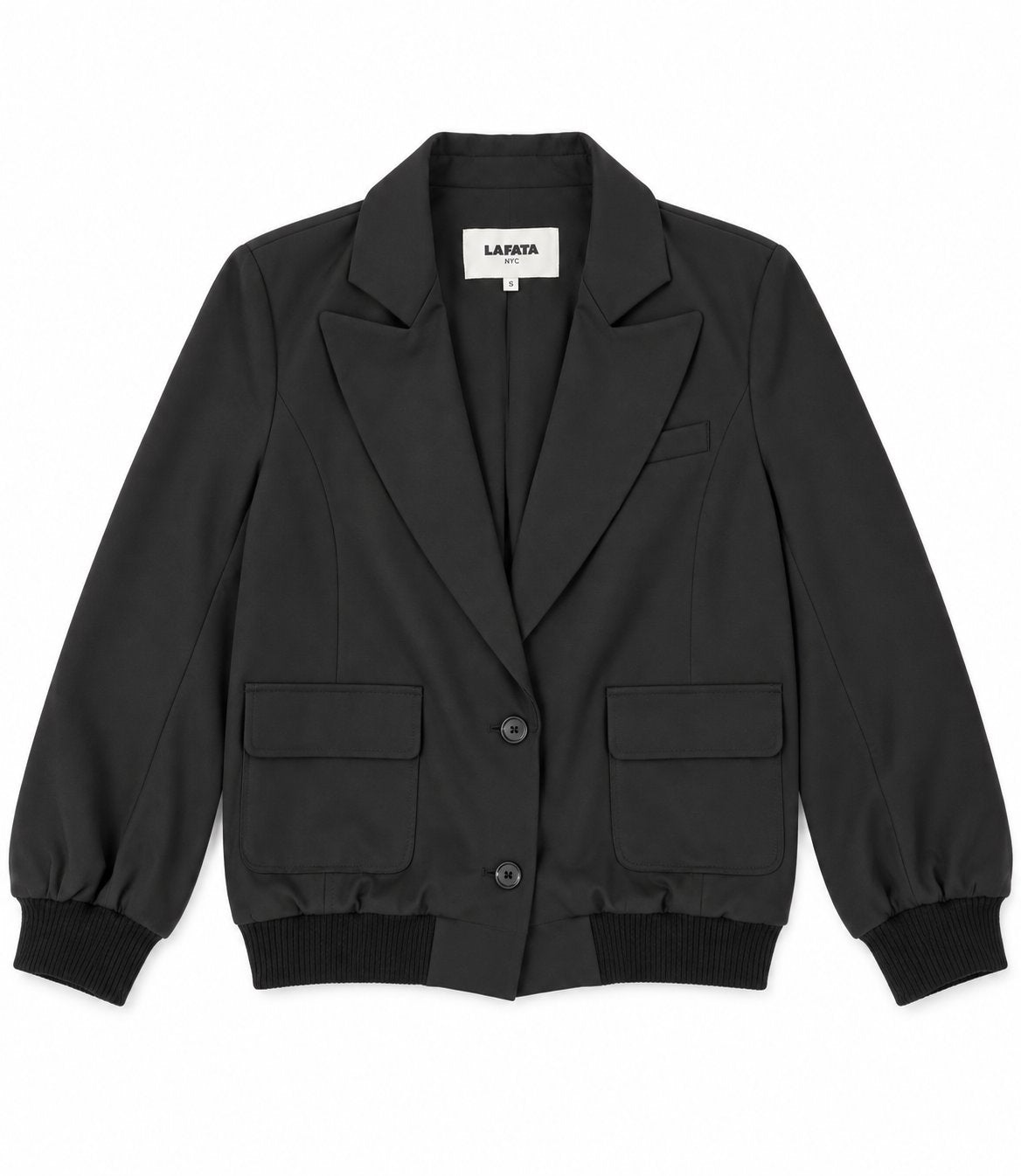 Luxe Utility Blazer Black Jackets - Blazers Lafata 