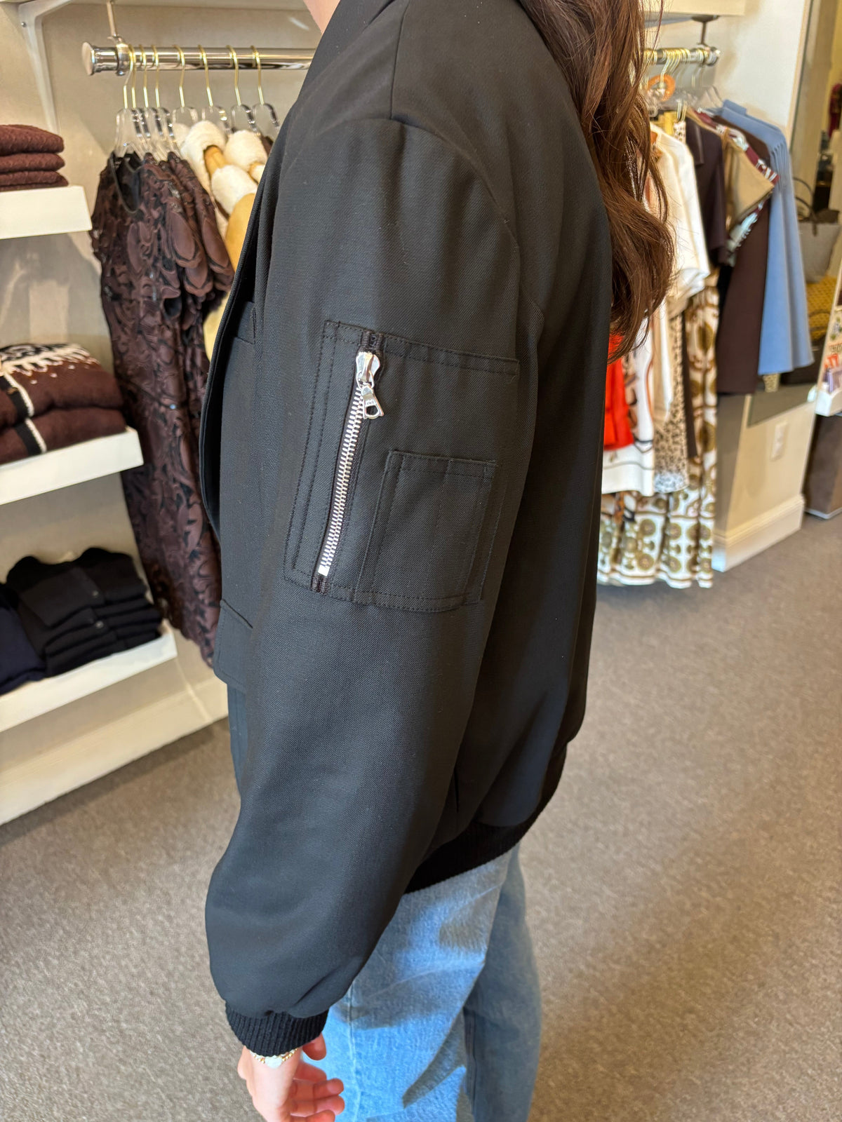 Luxe Utility Blazer Black Jackets - Blazers Lafata 