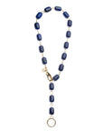 Chunky Lapis Lariat Necklace