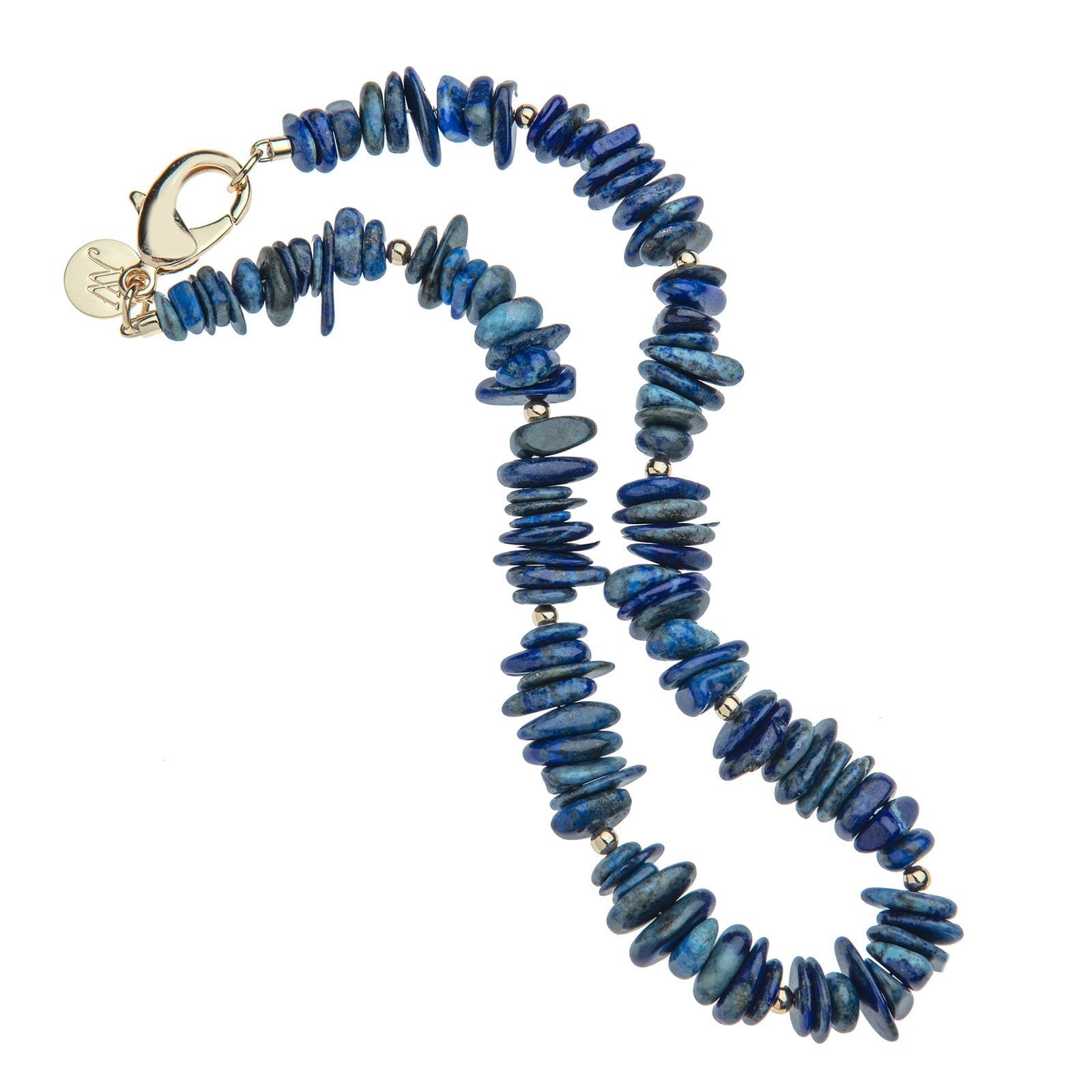 Lapis Natural Beaded Necklace Necklaces Jane Win 