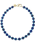 Pumpkin Bead Necklace Lapis Necklaces Jane Win 
