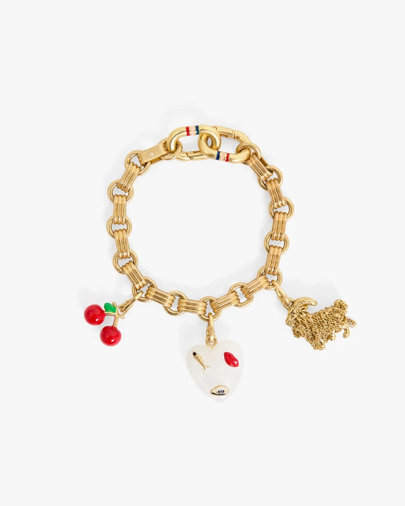Le Goat Charm Vintage Gold